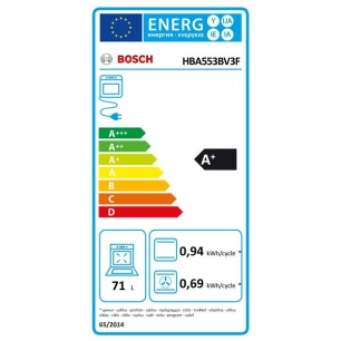 bosch four ecoclean hba553bv3f - bosch