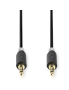 Câble audio stéréo 3.5 mm Mâle 3.5 mm Mâle Plaqué or 5.00 m - NEDIS