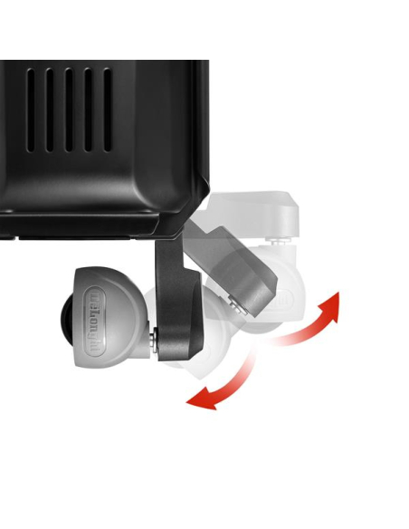 Bain d’huile - 1500 W-Thermostat-Hors gel-3 allures-Effet Venturi - Roulettes - Poignée - Noir - DELONGHI