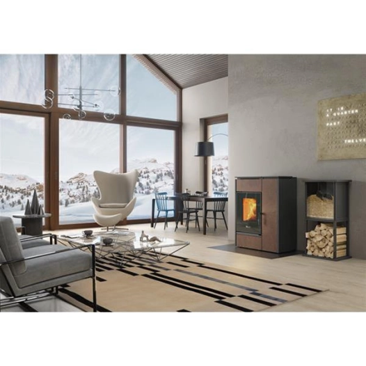 nordica extraflame poêle mixte granulés/bois margaretgrescorten - nordica extraflame