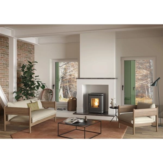 nordica extraflame poêle à granulés peggynoir - nordica extraflame