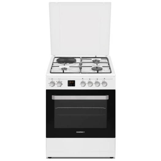 rosieres cuisinière mixte rge660cmw/e - rosieres