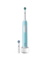 Brosse à dents Pro 1 bleue Cross Action - Timer 2 minutes - 1 brossette - BRAUN