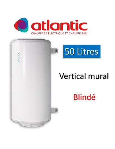 Chauffe-eau 50L Electrique vertical blindé  ATLANTIC