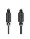 Câble audio optique TosLink Male TosLink Male 2.00 m Rond PVC Anthracite Boite avec Fenêtre - NEDIS