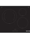 INDUCTION - 3 zones dont 1x Ø 28 cm 3,7 kW - 3 timers - PowerManagement - TouchSelect - Noir - BOSCH
