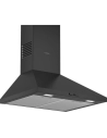 Hotte 360 m3- - 2 filtres aluminium-L 60 cm-LED-Décor Trapèze-Noir - BOSCH