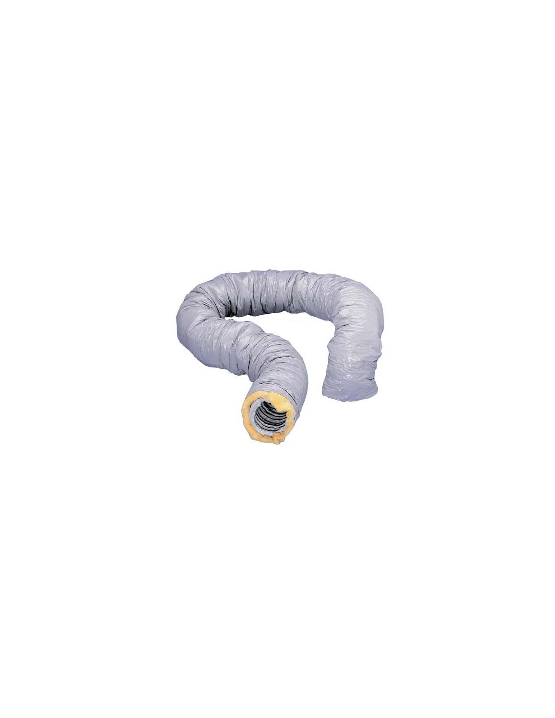 Gaine PVC isolée 6m diamètre 80 mm DMO, 1204231, Chauffage Climatisation  et VMC