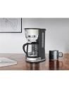 10 tasses-1000 W-Cadran rétro- Arrêt auto-Porte-filtre amovible-Crème inox - MUSE