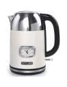 1,7 L-2200 W-Cadran rétro - Arrêt auto-Filtre antitartre amovible-Crème inox - MUSE