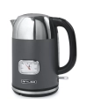 1,7 L-2200 W-Cadran rétro - Arrêt auto-Filtre antitartre amovible-Gris inox - MUSE