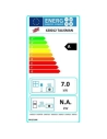 7 KW- Rdt: 76% - CO: 0,12% - Bûches 33 cm - TALISMAN - Ø 42 cm - Peint noir - GODIN