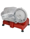 Trancheuse Pro - 110 W - Moteur asynchrone - Lame 19,5 cm inox - Coupe réglable de 0 à 1,5 cm-Rouge - KITCHENCHEF