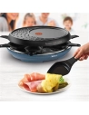RACLETTE 8 PERS COLORMANIA GRILL CREPE BLEU ACIER - TEFAL