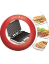 Grill panini-700 W-Plaques anti-adhésives- Rangement vertical - Silver - MOULINEX