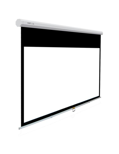 Ecran vidéoprojection INSTAAL MAN SCREEN 200C 16/9 200*114CM BK DROP 30CM ALU TUB - INSTALL