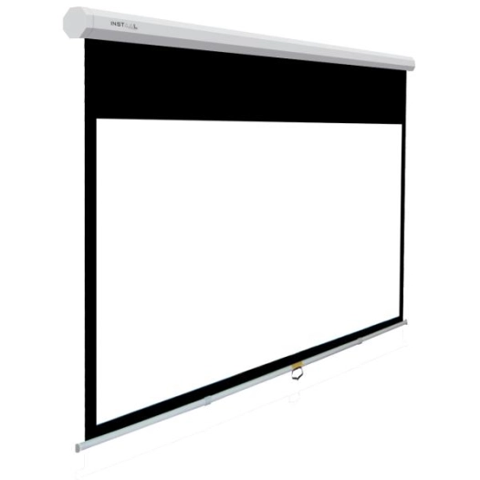 Ecran vidéoprojection INSTAAL MAN SCREEN 200C 16/9 200*114CM BK DROP 30CM ALU TUB - INSTALL