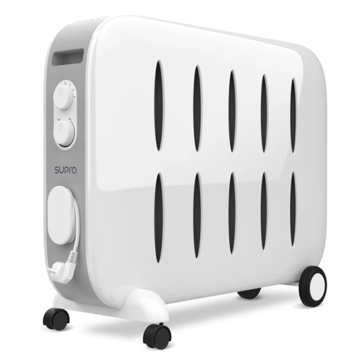 Radiateur mobile à chaleur douce-2000 W-TH-3 allures-Humidificateur intégré-Caréné - SUPRA