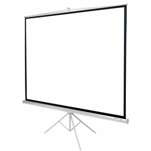 Ecran vidéoprojection INSTAAL 170 1/1 TRIPOD SCREEN 170x170 CM BLACK DROP 5 CM - INSTALL