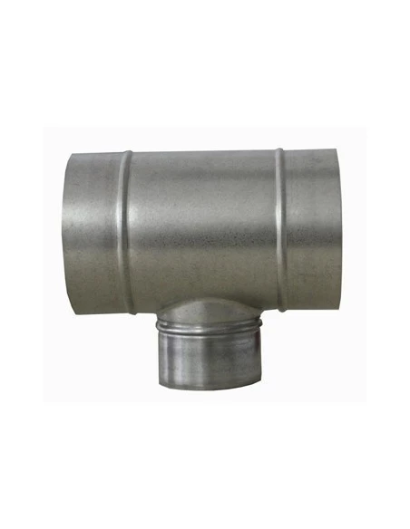 Té galva 125mm réduction 80 mm