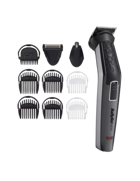 Tondeuse multi-usages 10 en 1 - Sans fil - 7 guides - Pochette - Noir - BABYLISS