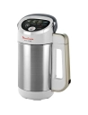 Blender Easy Soup-1000 W-Bol inox poli 1,2 L-4 programmes-Blanc silver - MOULINEX
