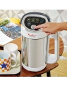 Blender Easy Soup-1000 W-Bol inox poli 1,2 L-4 programmes-Blanc silver - MOULINEX