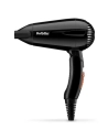 Sèche-cheveux de voyage-2000 W-2 vitesses/T°-Poignée pliable-Bi-tension-Noir - BABYLISS