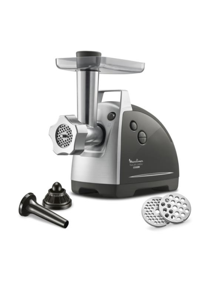 Hachoir à viande HV8 Pro Meat mincer-2200W-4,5 kg/min-2 grilles-Accessoires-Gris - MOULINEX