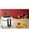 Super Uno-1800 W-2,2 L-1.4 kg de frites-TH réglable-Cuve amovible-Blanc noir - MOULINEX