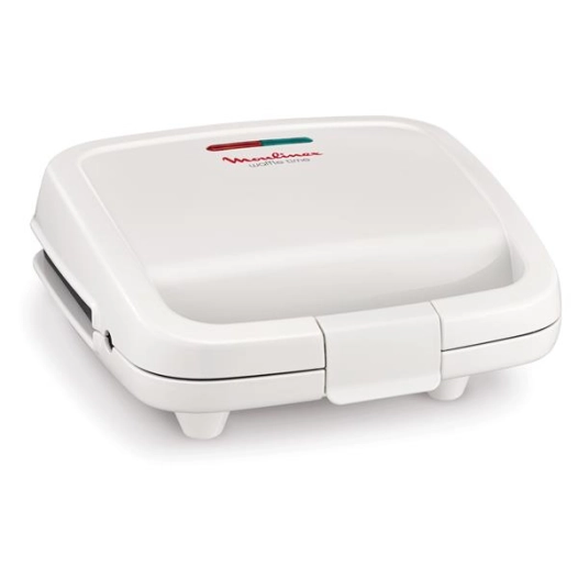 Gaufrier Waffle time-700 W-Plaques gaufres anti-adhésives- Rangement vertical - Blanc - MOULINEX