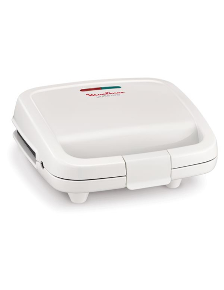 Gaufrier Waffle time-700 W-Plaques gaufres anti-adhésives- Rangement vertical - Blanc - MOULINEX