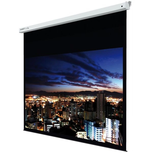 Ecran vidéoprojection INSTAAL MOT SCREEN 240C 16/9 WITH REMOTE CONTROL BK DROP 30CM ALU TU - INSTALL