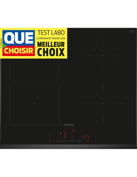INDUCTION - 4 zones dt 1 CombiZone (2x 3,7 kW) - Timers - Intelligent Hood auto - Cook/H Connect - Cdes TouchSlider - No - SIEME