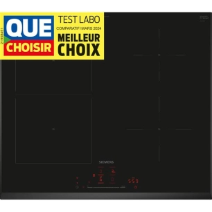 INDUCTION - 4 zones dt 1 CombiZone (2x 3,7 kW) - Timers - Intelligent Hood auto - Cook/H Connect - Cdes TouchSlider - No - SIEME