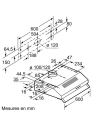 350 m3 - 3 vitesses - Filtres métalliques - Eclairage LED - Casquette - L 60 cm - Blanc - BOSCH