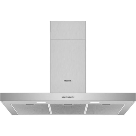 619 m3 - 3 vitesses - Cdes par boutons - Eclairage LED - L 90 cm - Déco box - Inox - SIEMENS