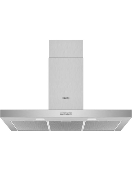 619 m3 - 3 vitesses - Cdes par boutons - Eclairage LED - L 90 cm - Déco box - Inox - SIEMENS