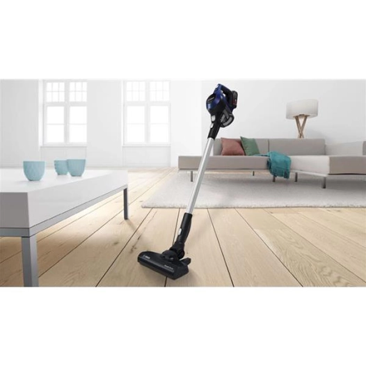 Balai Unlimited série 6- 18 V - Auto 30 min-Brosse rotative-4 accessoires-Bleu nuit - BOSCH