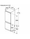bosch réfrigérateur combiné kiv86vse0 - bosch