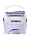 Rasoir Silk Epil Lady Shaver - Têtes rasage, exfoliation et bikini - Lavable - Blanc violet - BRAUN
