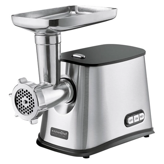 Hachoir multifonction-550 W-60 à 80 kg/h-Tomates- Kebes-Kit râpe et émince-Inox - KITCHENCHEF