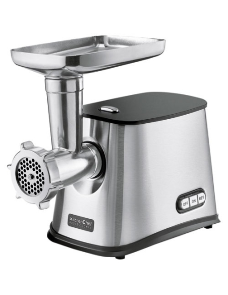 Hachoir multifonction-550 W-60 à 80 kg/h-Tomates- Kebes-Kit râpe et émince-Inox - KITCHENCHEF