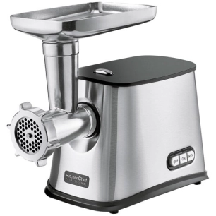 Hachoir multifonction-550 W-60 à 80 kg/h-Tomates- Kebes-Kit râpe et émince-Inox - KITCHENCHEF