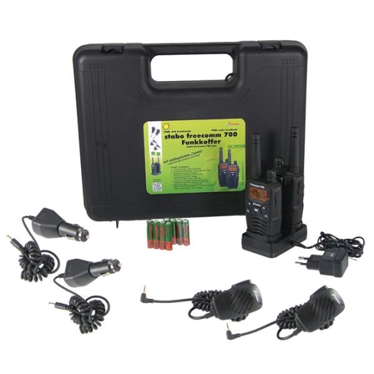 TXMS770 - COFFRET DE 2 TALKIES WALKIES STABO SET FREECOMM 700 - PRESIDENT ELECTRONICS