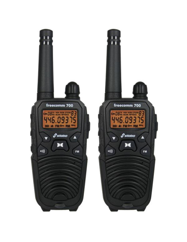 FREECOMM700 - KIT 2 TALKIES WALKIES STABO SET FREECOMM 700 - PRESIDENT ELECTRONICS