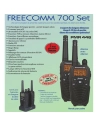 FREECOMM700 - KIT 2 TALKIES WALKIES STABO SET FREECOMM 700 - PRESIDENT ELECTRONICS