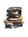 Raclette - Grill - crêpes 8 Personnes - 1500W avec Poêlons en Bois et Range Poêlons - Kitchenchef