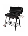6 Barbecue charbon Michigan - Cuve 72 x 37 cm - Capot avec thermomètre - Chariot - SOMAGIC