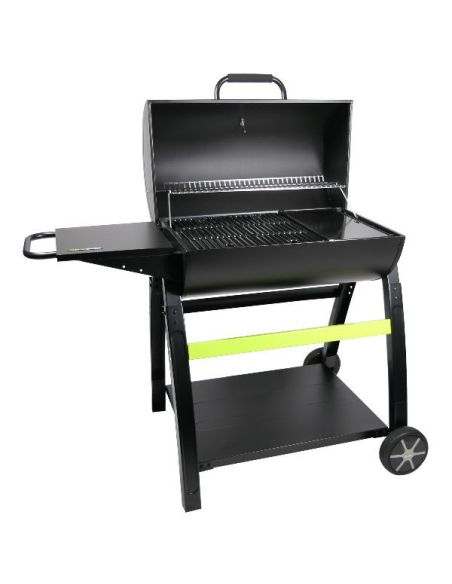 Barbecue charbon Tonino 70 - Ventilation et combustion réglables - Noir - COOK IN GARDEN
